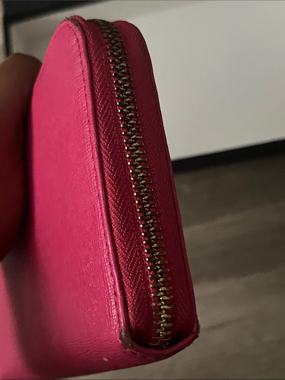 Furla Fuchsia Zip-Around Leather Wallet - Picture 10 of 11